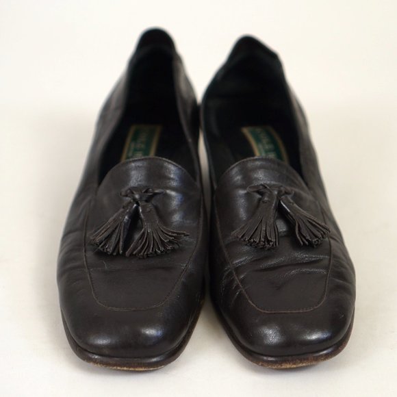 Vintage Cole Haan Leather Loafers - Dark Brown - Picture 6 of 9